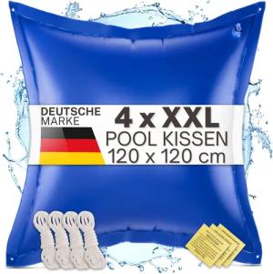 bonsport Pool-Abdeckplane Pool Kissen 118x118 cm,