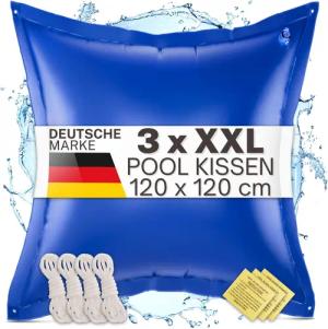 bonsport Pool-Abdeckplane Pool Kissen 118x118 cm,