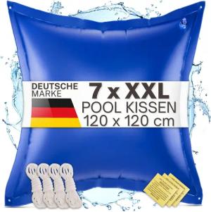 bonsport Pool-Abdeckplane Pool Kissen 118x118 cm,