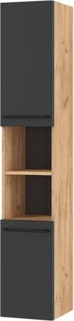 Planetmöbel Hochschrank LUX Hochschrank Gold Eiche