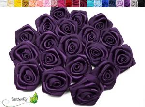 Creativery Streudeko, Satinrosen 3 cm, 10