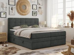 MKS MÖBEL Boxspringbett LUKA KING (King