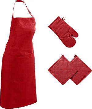REDBEST Kochschürze Küchen-Set "Seattle" 4-tlg., Uni
