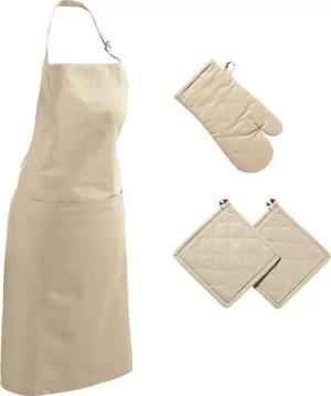 REDBEST Kochschürze Küchen-Set "Seattle" 4-tlg., Uni