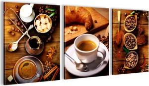 Novart Wandbild Küche Esszimmer Kaffee Braun