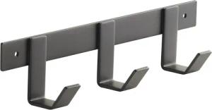 SO-TECH® Hakenleiste Blackline ALBA schwarz pulverbeschichtet,