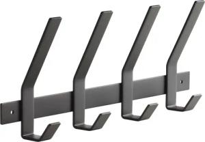 SO-TECH® Hakenleiste Blackline ALBA schwarz pulverbeschichtet,
