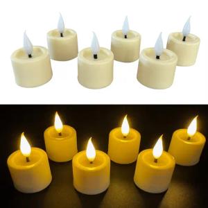 Online-Fuchs LED-Kerze 6er Set LED Teelichter