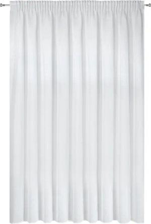 Eurofirany Gardine 400x250 cm Durchsichtig Weiß