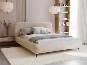 Compleo Polsterbett mit gepolstertem Kopf- &