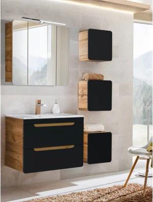 Lomadox Badmöbel-Set NEW-LUTON, (Spar-Set, 5-St), mit