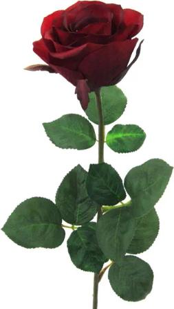 Kunstpflanze Gartenrose 68 cm Blüte: 6