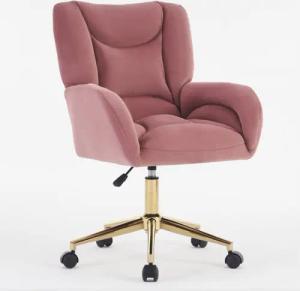 MODFU Stuhl Höhenverstellbarer Drehstuhl,Relaxsessel,mit goldenen Beinen