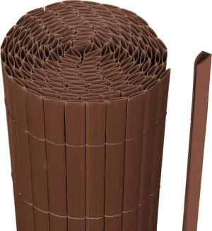 Clanmacy Balkonsichtschutz PVC Sichtschutzmatte Garten Deko