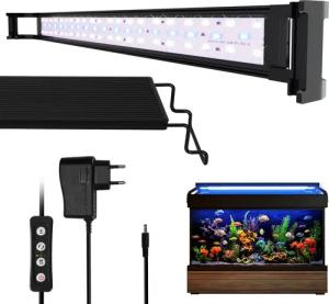 Clanmacy LED Aquariumleuchte LED Aquarium-Beleuchtung, Länge