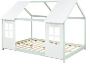 en.casa Kinderbett, »Tostedt« Halboffenes Design 140x200cm