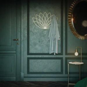 moebel-direkt-online Wandgarderobe Lotos (Design-Garderobe), aus Metall