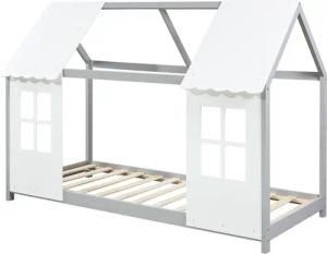 en.casa Kinderbett, »Tostedt« Halboffenes Design 90x200cm