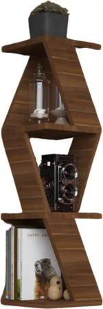 Moblix Eckregal Wandregal "LYSA" mit 3