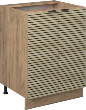 Vicco Unterschrank Fame-Line, Eiche Paneel/Goldkraft Eiche,