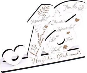 Dekolando Deko-Buchstaben Aufsteller 18 Jahre Geburtstag