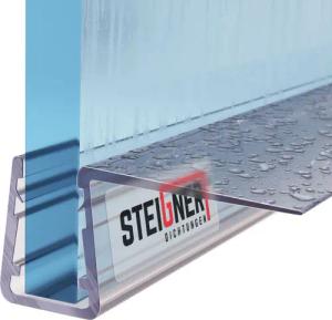 STEIGNER Duschdichtung 30cm Gerade PVC Ersatzdichtung