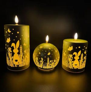 Online-Fuchs LED-Kerze 3 LED Kerzen aus