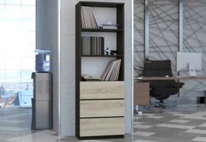 Home Collective Bücherregal mit 3 Schubladen