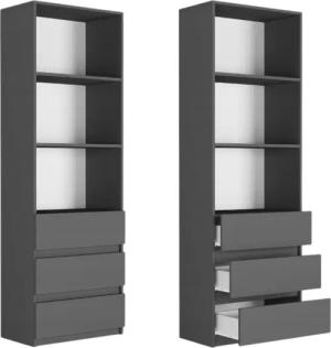 Home Collective Bücherregal mit 3 Schubladen