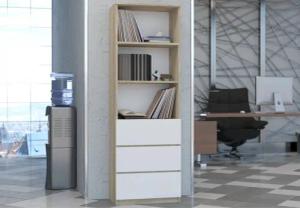 Home Collective Bücherregal mit 3 Schubladen