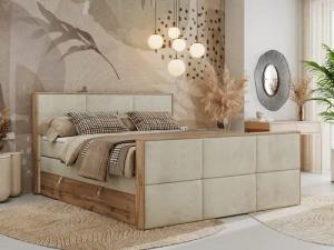 MKS MÖBEL Boxspringbett ALBERO 2 KING