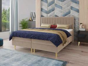 Sofnet Boxbett Gold (mit zwei Bettkästen,