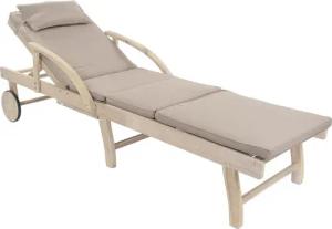 Gartenliege »St. Tropez« Holzliege mit Rollen