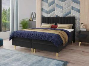 Sofnet Boxbett Gold (mit zwei Bettkästen,