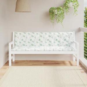 Vellora Bankauflage Gartenbank-Auflagen 2 Stk. Bluttmuster