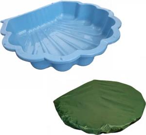 TikTakToo Sandkasten Wasser- und Sandmuschel, (2-tlg),