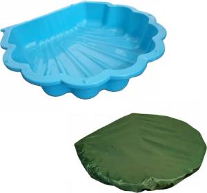 TikTakToo Sandkasten Wasser- und Sandmuschel, (2-tlg),