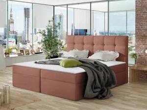 MIRJAN24 Boxspringbett Nele (Lattenrost, Kopfteil und