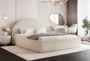 Compleo Polsterbett Designer Polterbett CLARA, mit