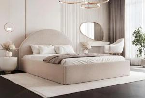 Compleo Polsterbett Designer Polterbett CLARA, mit