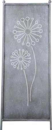 finehomegarden Gartenstecker Stele Metall Pusteblume Sichtschutz