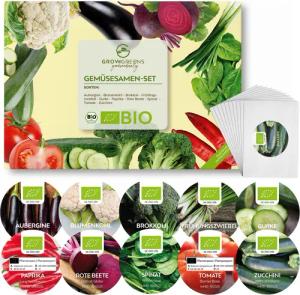 Growgreens Gemüsesamen BIO Gemüsesamen Set (10