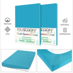 TRENDBUY24 Spannbettlaken Kinder Spannbettlaken 60x120 -