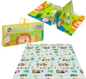 lionelo Spielmatte ROBBY MULTICOLOR, Zusammengeklappt