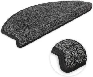 Metzker® Stufenmatte Stufenmatten Ventura Halbrund Dunkelgrau