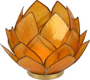 Guru-Shop Windlicht Lotus Teelicht Muschel 14*10