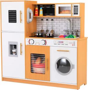 TLGREEN Kinder-Küchenset Spielküche XXL, Spielzeugküchen, (Puppenküche