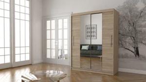 MOEBLO Kleiderschrank LARA 01 (mit Spiegel