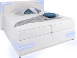 wonello Boxspringbett Arizona, mit LED Beleuchtung