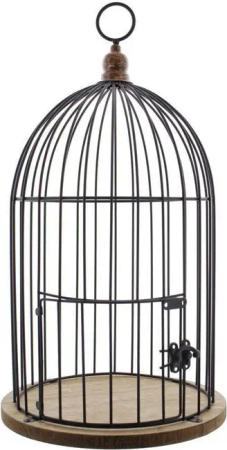 Home-trends24.de Dekoobjekt Deko Käfig Vogelkäfig Objekt